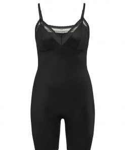 Spanx Spotlight On Lace Satin Mid-Thigh Bodysuit