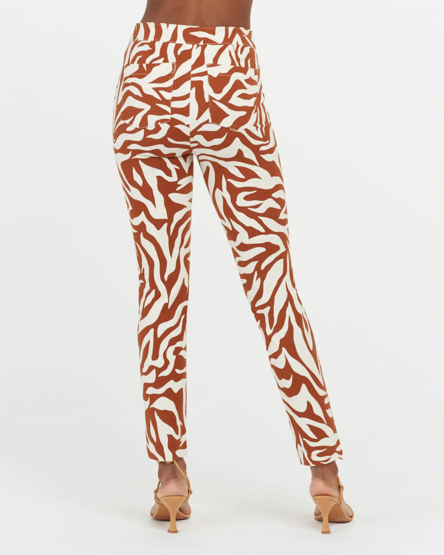 Spanx New Arrivals On-the-Go Printed Ankle Slim Straight Pant 4 Spanx New Arrivals On-the-Go Printed Ankle Slim Straight Pant