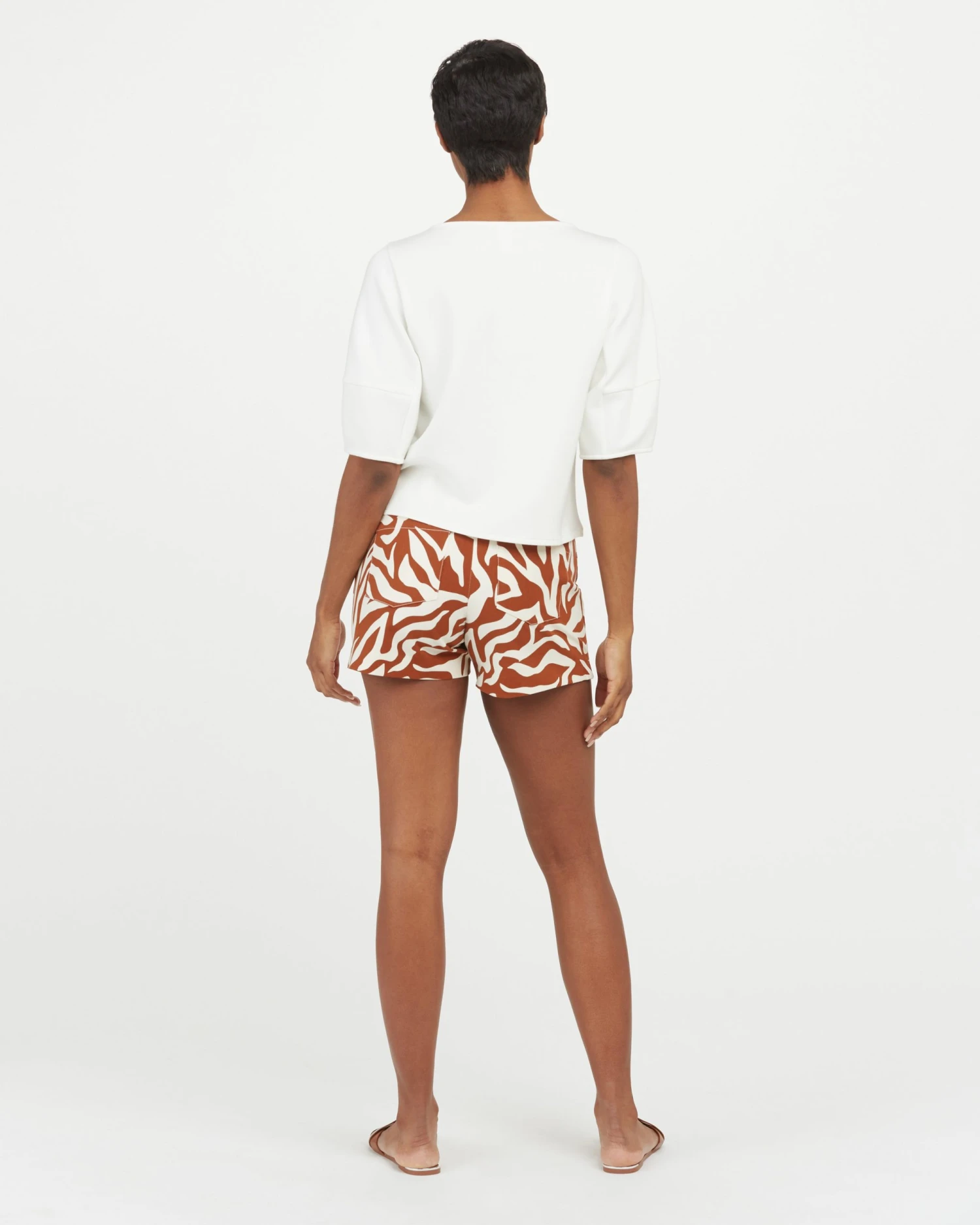 Spanx On-the-Go Printed Shorts, 4" New Arrivals 12 Spanx On-the-Go Printed Shorts, 4" New Arrivals