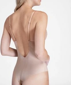 Spanx Shop All Shapewear Suit Your Fancy Plunge Low-Back Thong Bodysuit