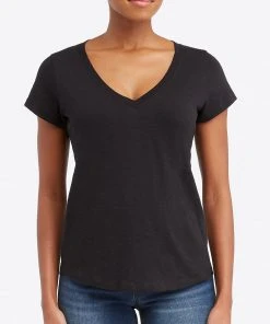 Spanx The Summer Shop Pima Cotton V-Neck Tee