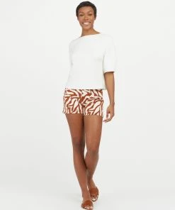 Spanx On-the-Go Printed Shorts, 4" New Arrivals 21 Spanx On-the-Go Printed Shorts, 4