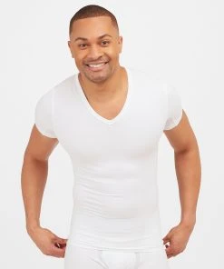 Spanx Sculpt Cotton V-Neck