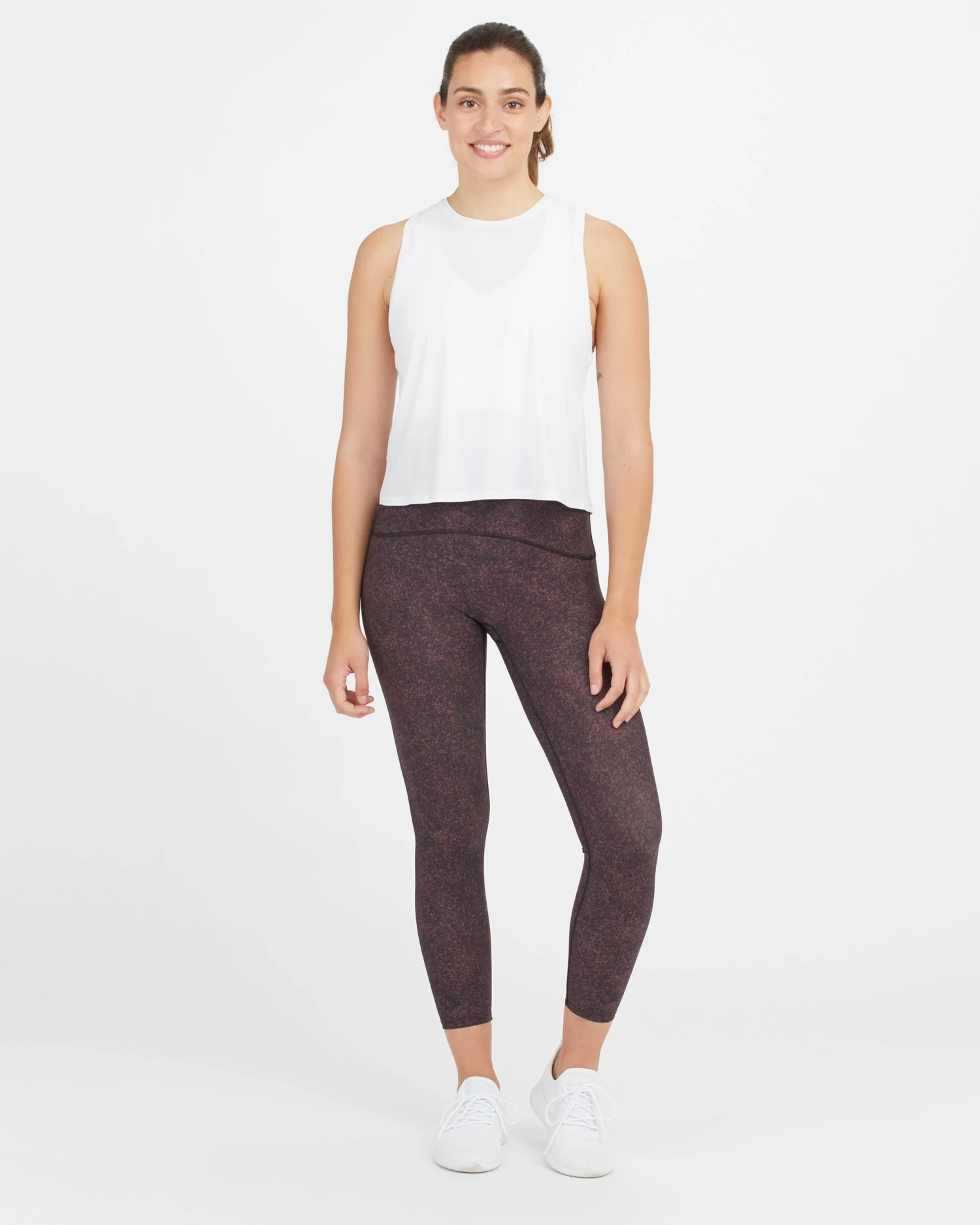 Spanx Booty Boost® Active Speckled 7/8 Leggings 3 Spanx Booty Boost® Active Speckled 7/8 Leggings