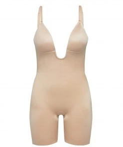 Spanx Best Sellers Suit Your Fancy Plunge Low-Back Mid-Thigh Bodysuit