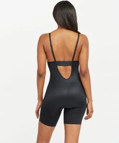 Spanx Best Sellers Suit Your Fancy Plunge Low-Back Mid-Thigh Bodysuit