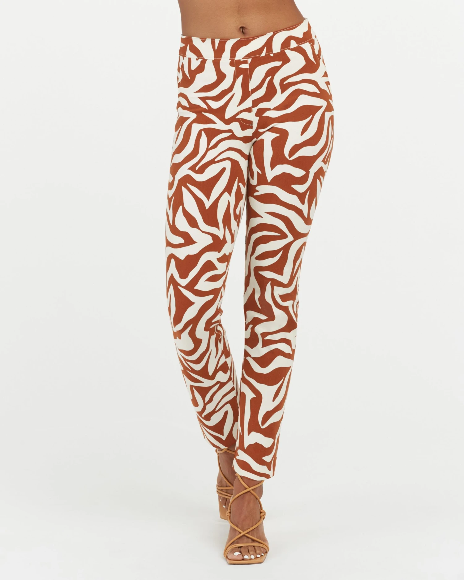 Spanx New Arrivals On-the-Go Printed Ankle Slim Straight Pant 7 Spanx New Arrivals On-the-Go Printed Ankle Slim Straight Pant