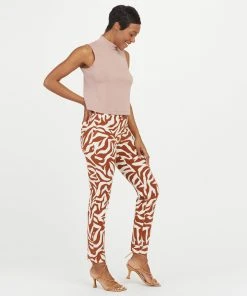 Spanx New Arrivals On-the-Go Printed Ankle Slim Straight Pant 10 Spanx New Arrivals On-the-Go Printed Ankle Slim Straight Pant