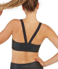 Spanx Sports Bras + Panties Printed Low Impact Sports Bra 30 Spanx Sports Bras + Panties Printed Low Impact Sports Bra