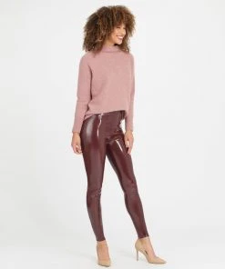 Spanx Faux Patent Leather Leggings