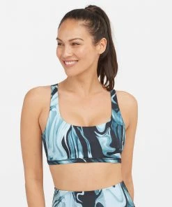 Spanx Sports Bras + Panties Printed Low Impact Sports Bra 25 Spanx Sports Bras + Panties Printed Low Impact Sports Bra