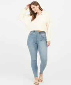 Spanx Back In Stock Ankle Skinny Jeans, Light Vintage Wash