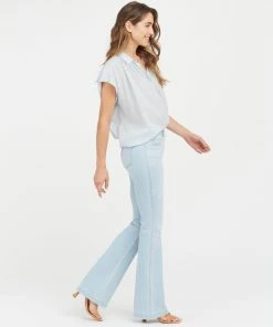 Spanx Flare Jeans, Light Wash