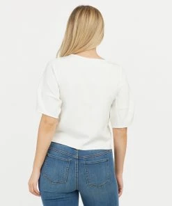 Spanx AirEssentials Puff Sleeve ‘At-the-Hip’ Top