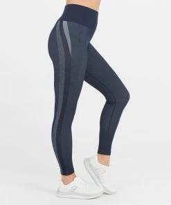 Spanx Look At Me Now Seamless Track Stripe Leggings 19 Spanx Look At Me Now Seamless Track Stripe Leggings