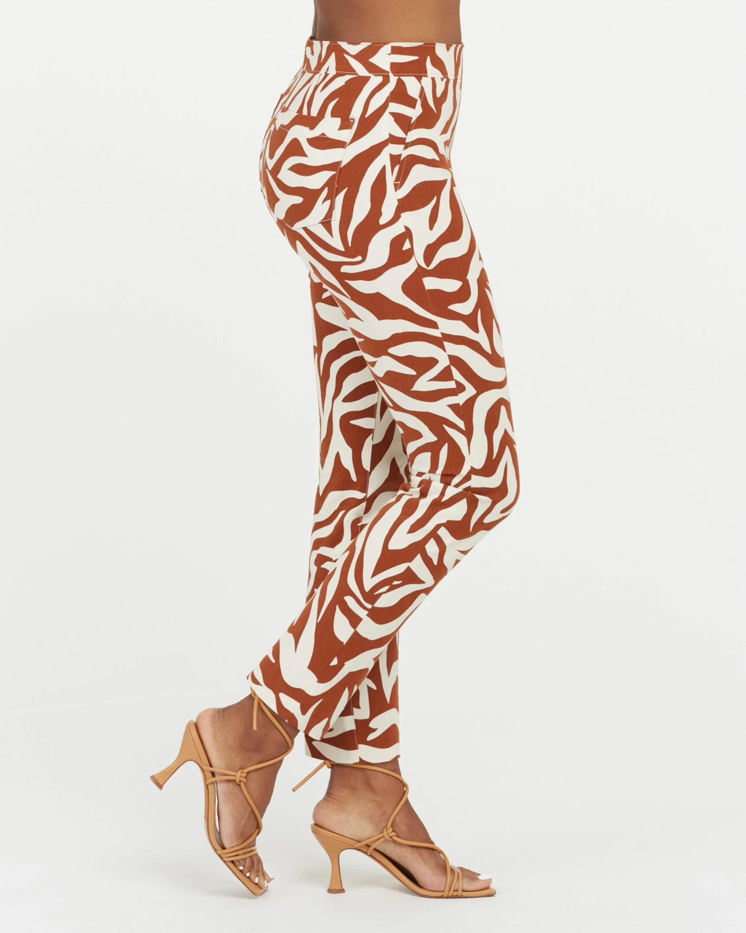 Spanx New Arrivals On-the-Go Printed Ankle Slim Straight Pant 8 Spanx New Arrivals On-the-Go Printed Ankle Slim Straight Pant