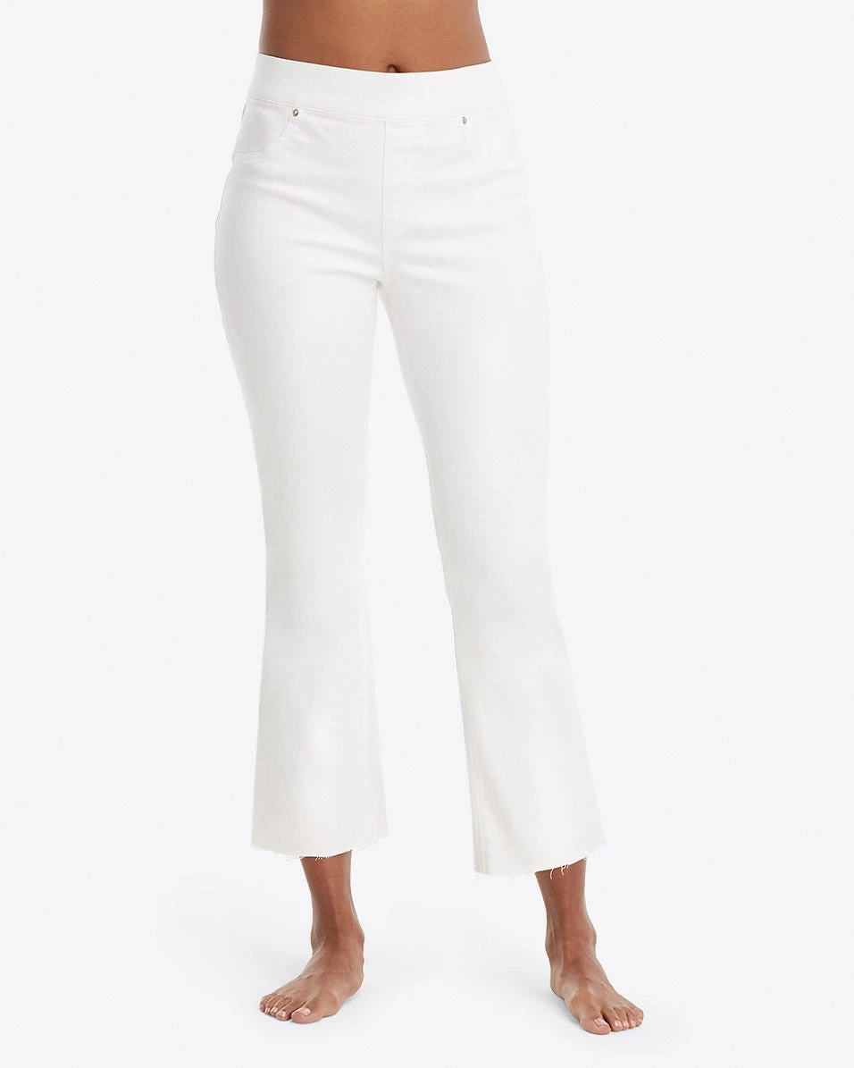 Spanx Shop All Sale White Cropped Flare Jeans 5 Spanx Shop All Sale White Cropped Flare Jeans