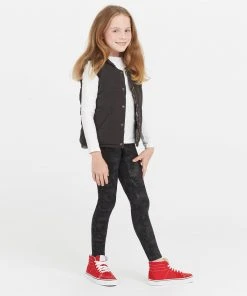 Spanx Girls Faux Leather Camo Leggings 8 Spanx Girls Faux Leather Camo Leggings