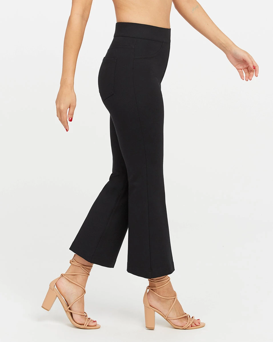 Spanx Shop All Clothing The Perfect Black Pant, Cropped Flare 7 Spanx Shop All Clothing The Perfect Black Pant, Cropped Flare