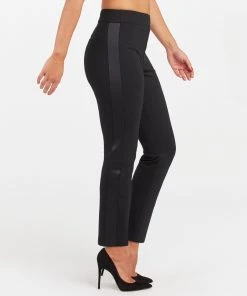 Spanx The Perfect Black Pant, Ankle Tuxedo Slim Straight