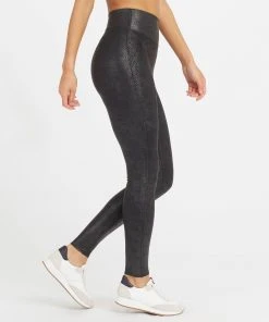 Spanx Faux Leather Matte Snake Leggings 13 Spanx Faux Leather Matte Snake Leggings