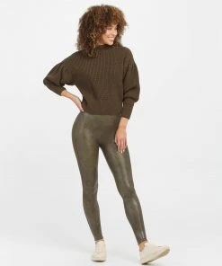 Spanx Faux Leather Croc Shine Leggings 20 Spanx Faux Leather Croc Shine Leggings