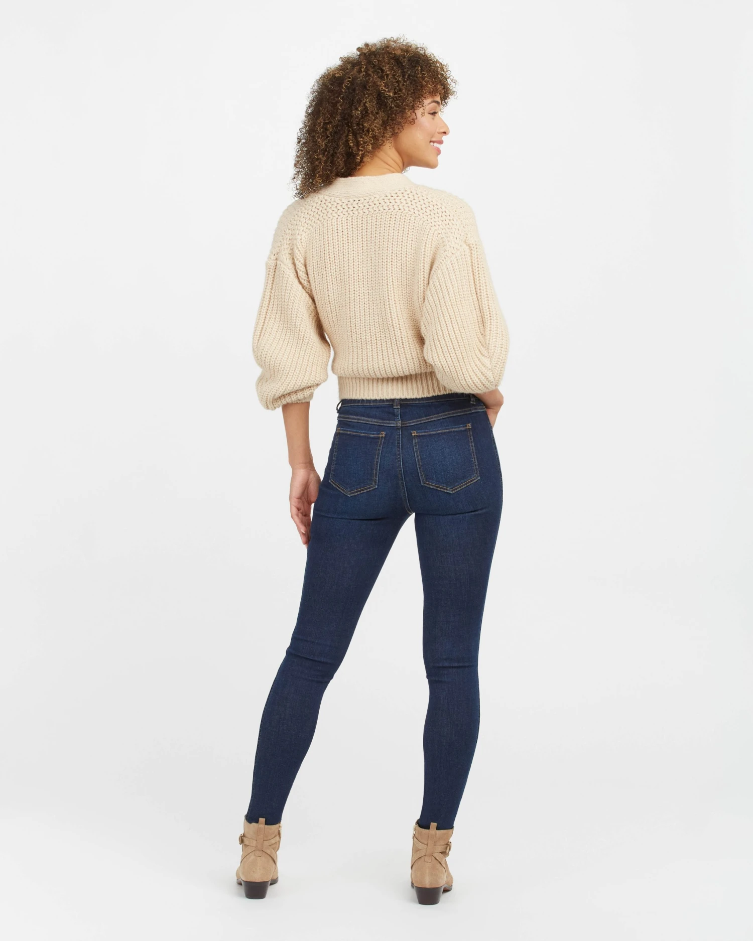 Spanx Best Sellers Ankle Skinny Jeans, Midnight Shade 6 Spanx Best Sellers Ankle Skinny Jeans, Midnight Shade