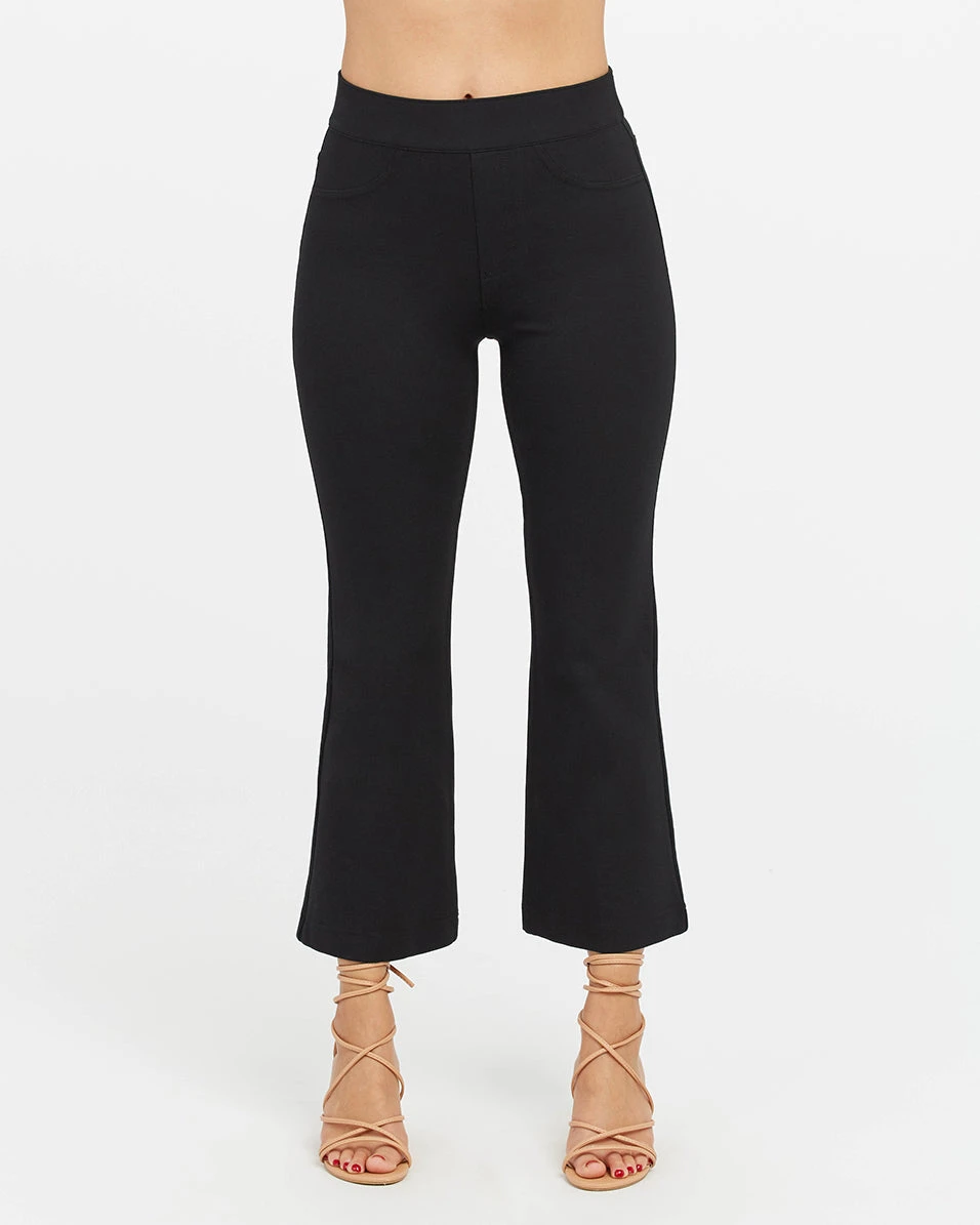 Spanx Shop All Clothing The Perfect Black Pant, Cropped Flare 5 Spanx Shop All Clothing The Perfect Black Pant, Cropped Flare