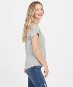 Spanx The Summer Shop Pima Cotton Crew Neck Tee