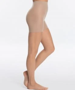 Spanx Micro-Fishnet Mid-Thigh Shaping Tights Hosiery 25 Spanx Micro-Fishnet Mid-Thigh Shaping Tights Hosiery