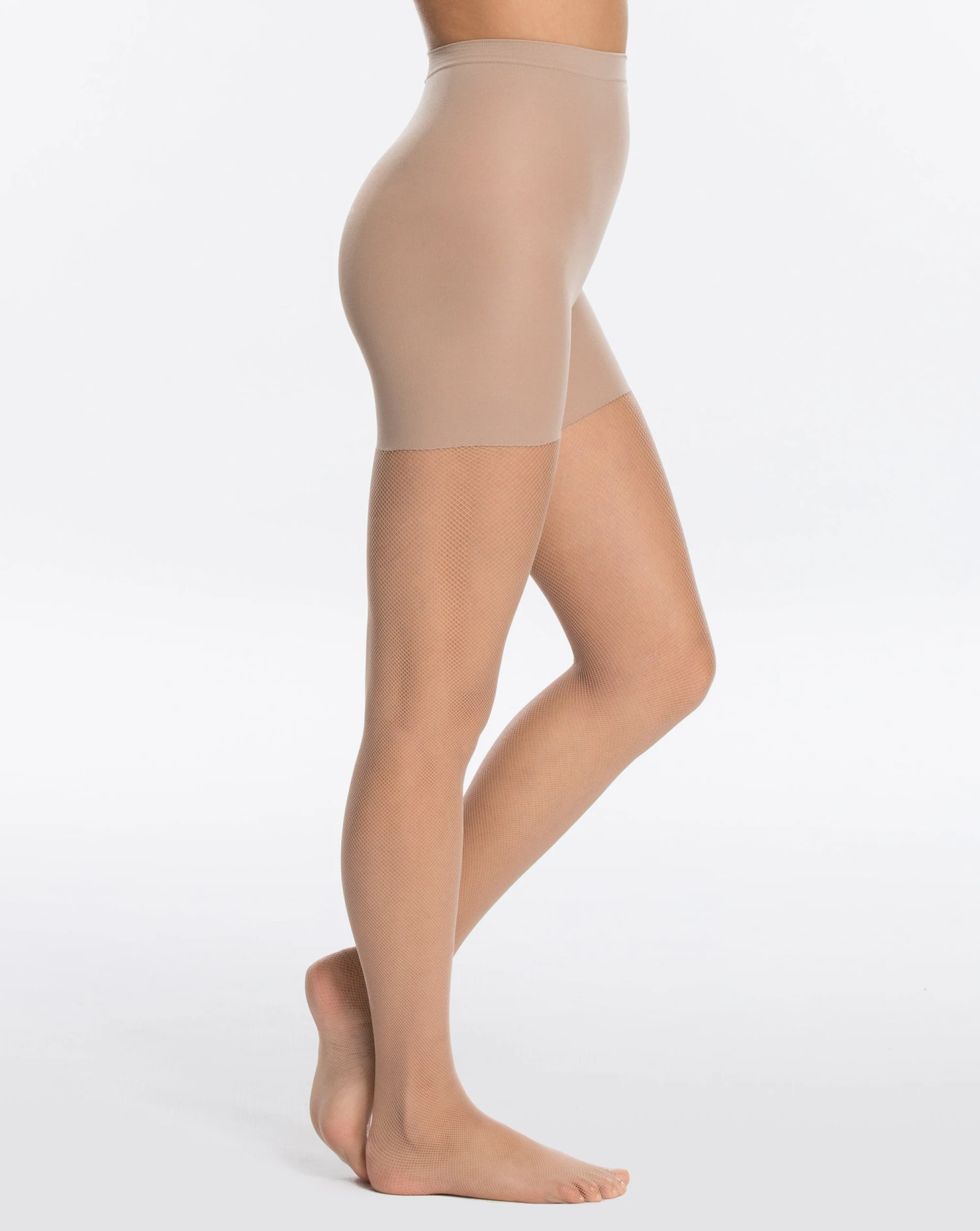 Spanx Micro-Fishnet Mid-Thigh Shaping Tights Hosiery 14 Spanx Micro-Fishnet Mid-Thigh Shaping Tights Hosiery