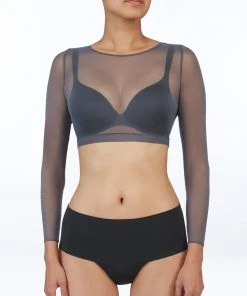 Shop All Clothing Spanx® Sheer Fashion Mesh Crop Top 17 Shop All Clothing Spanx® Sheer Fashion Mesh Crop Top