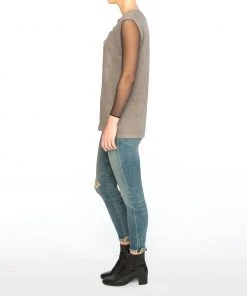 Spanx® Sheer Fashion Mesh Thong Bodysuit