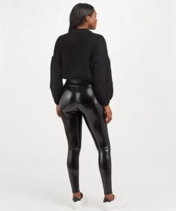 Spanx Faux Patent Leather Leggings