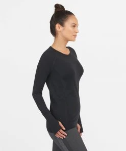 Spanx Look At Me Now Seamless Long Sleeve Tee