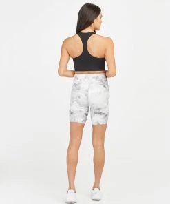 Spanx Booty Boost® Active Cloudy Tie Dye Bike Short, 8