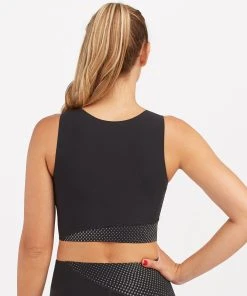 Spanx Every.Wear Reflective Crop Top Shop All Activewear