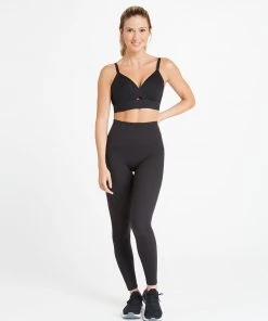 Spanx Mesh Panel Medium Impact Sports Bra The Summer Shop