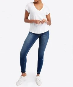 Spanx The Summer Shop Pima Cotton V-Neck Tee
