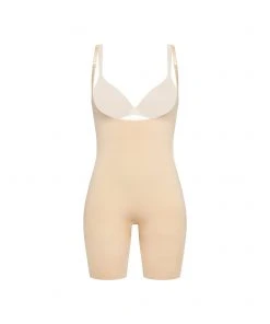 Spanx Power Open-Bust Mid-Thigh Bodysuit Shop All Shapewear