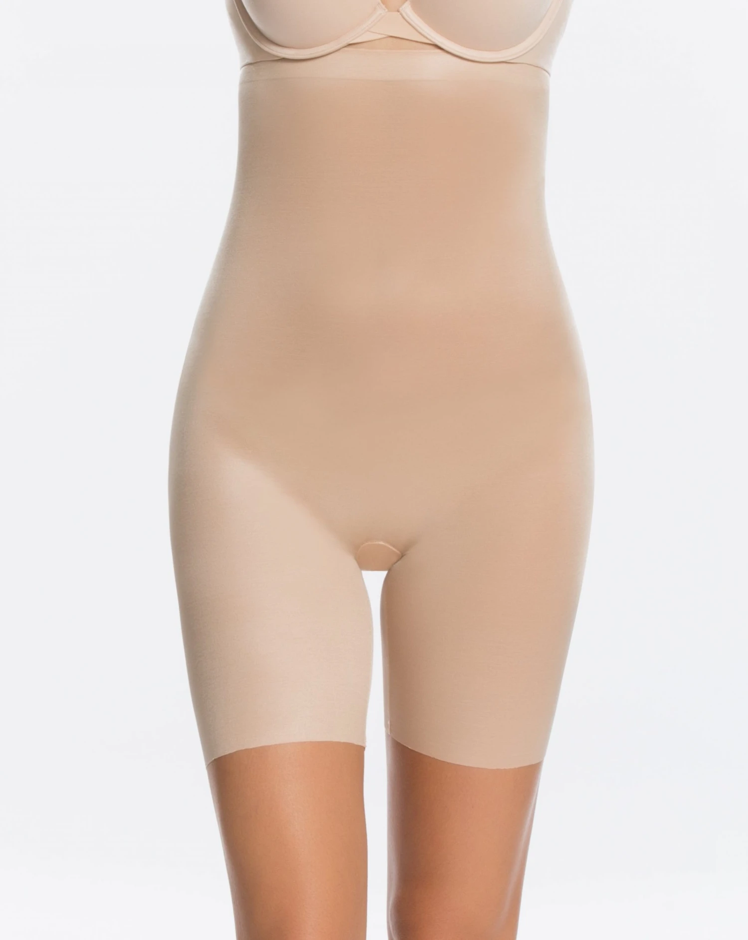 Spanx Skinny Britches® High-Waisted Mid-Thigh Short Shop All Shapewear 7 Spanx Skinny Britches® High-Waisted Mid-Thigh Short Shop All Shapewear