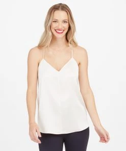Spanx Satin V-Neck Racerback Cami