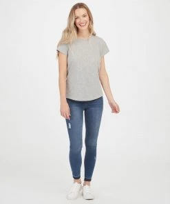 Spanx The Summer Shop Pima Cotton Crew Neck Tee