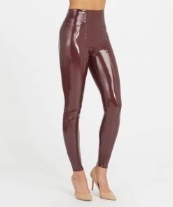 Spanx Faux Patent Leather Leggings