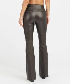 Spanx New Arrivals Leather-Like Flare Pant