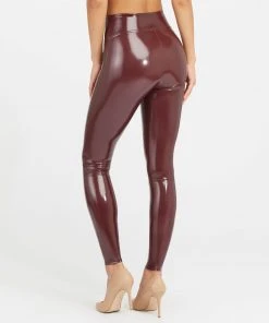 Spanx Faux Patent Leather Leggings