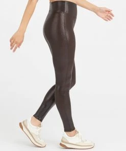 Spanx Faux Leather Croc Shine Leggings 19 Spanx Faux Leather Croc Shine Leggings