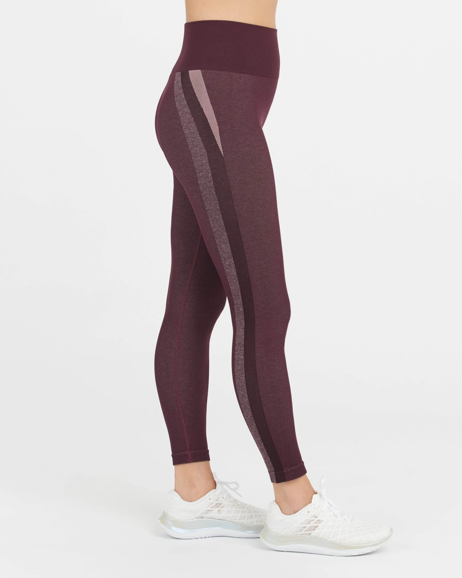 Spanx Look At Me Now Seamless Track Stripe Leggings 10 Spanx Look At Me Now Seamless Track Stripe Leggings