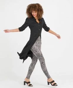 Spanx Faux Leather Snake Shine Leggings Shop All Clothing