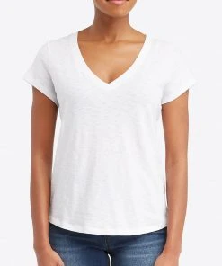 Spanx The Summer Shop Pima Cotton V-Neck Tee